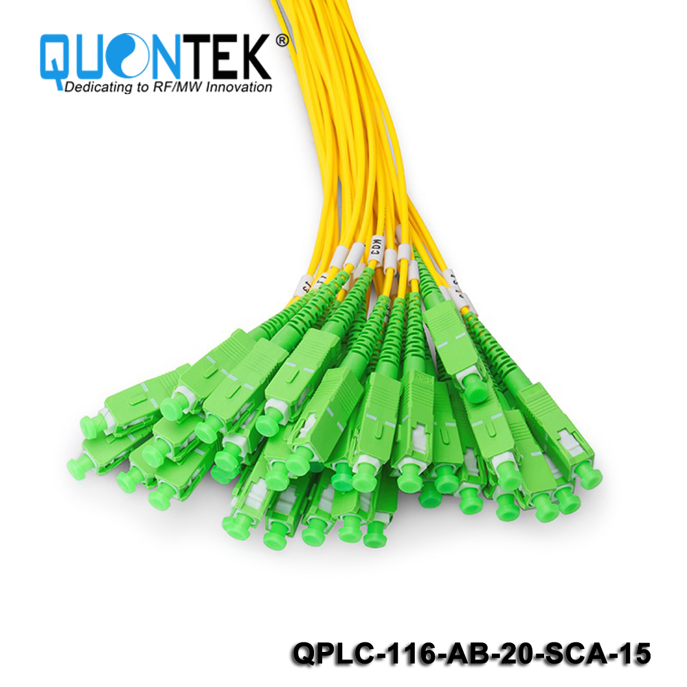 1 x 16 PLC Fiber Splitter, Splice/Pigtailed ABS Module, 2.0mm, SC/APC, Singlemode